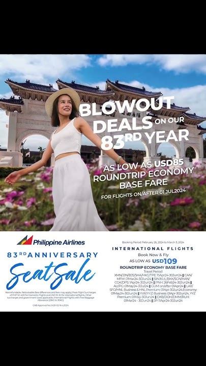 philippine airlines anniversary sale 2023.